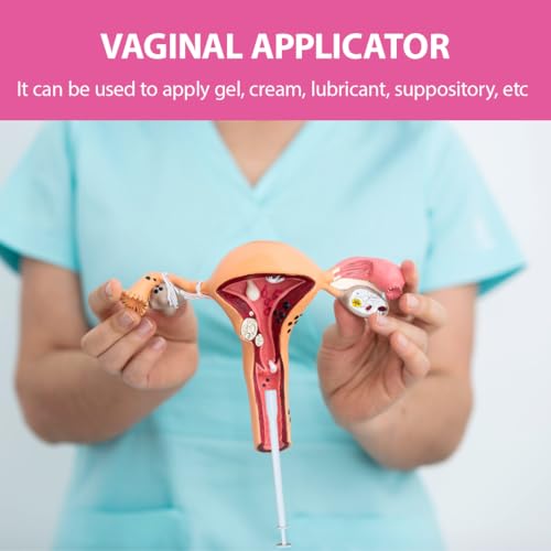 GXGM 14 Stück Einweg Vaginal Creme Applikatoren,Vaginal Applikator Fuer,Hygienische Gewinde Injektor Applikatoren,Gleitgel Applikator Spritze Gleitmittel Tube für Die Meisten Zäpfchen Unguent