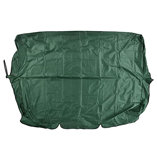 Cojín para silla columpio con funda ajustable impermeable y duradera de 3 plazas 7