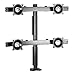 Chief KTC440 Flat Panel Quad Horizontal Desk Clamp Mount, Silver