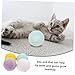 DOITOOL 4Pcs Interactive Dog Felt Balls with Bells for Puppies and Cats Chew Resistant Plaything Soft and Engaging Dog Play for Bonding and Fun