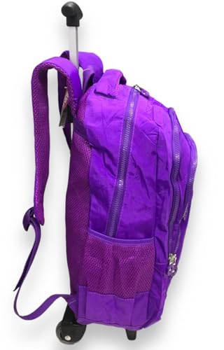 Mochila DeRodinha Adulto Juvenil Em Nylon Tactel Espaço Para Notebook (roxa)