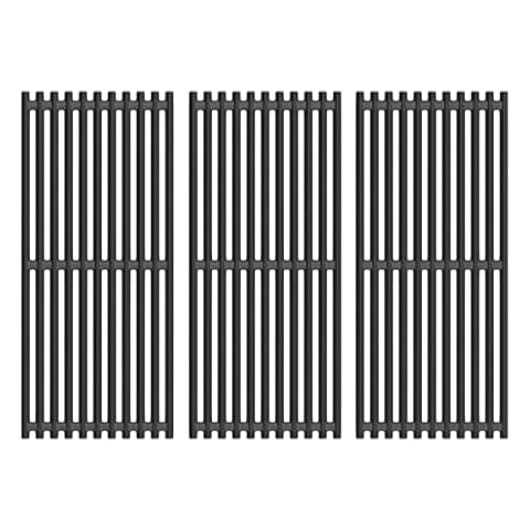 DcYourHome Heavy Cast Iron Grill Grate/Cooking Grid Replacement for Charbroil Performance Infrared 3 Burner Grills 463241313, 463241314, 466241313,3-Pack Cover