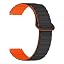 Black with Vivid Orange