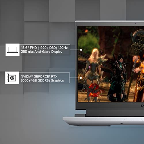 Image of (Refurbished) Dell New G15 5511 Gaming Laptop Intel I5-11260H 8Gb /512Gb Ssd /Nvidia RTX 3050 (4Gb Gddr6) /