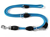 ✅ [QUALITÄT] Die Hundeleine zum Umhängen ist mit 2 Karabinerhaken aus einer hochbelastbaren Legierung ausgestattet. Die Hunde-Leinen besitzten vielfältige Eigenschaften (leicht, reißfest, stark, stabil, robust, sicher, bissfest). Verfügbar in den Farben rot pink, türkis, blau, petrol, braun, schwarz grau und olive-grün