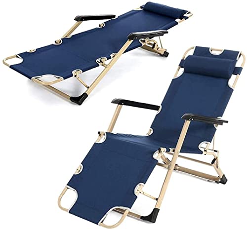 Générique Fauteuil inclinable Pliant réglable - Chaise Longue Pliante Portable, lit de Plage, Fauteuil de Jardin (Rouge, 178 x 67 x 30 cm)
