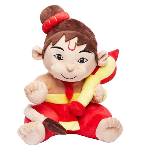 Panda's Box Mantra Chanting Musical Baby Hanuman Plush Toy | Best Gift for Kids
