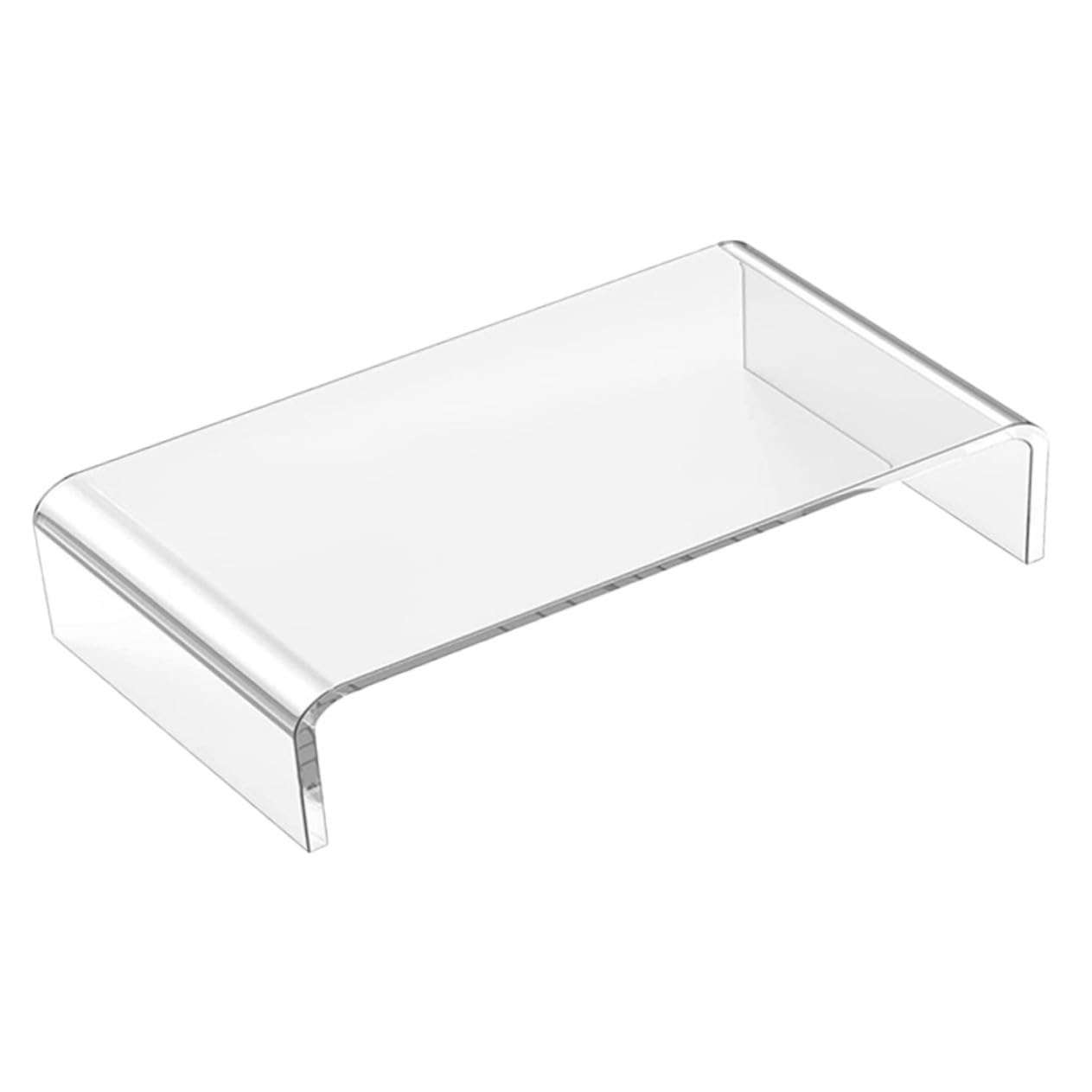 Support écran design élégant en acrylique pour sublimer votre espace de bureau