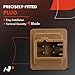 A-Premium Brake Light Switch Lamp Compatible with Honda CRV 2015-2016, Civic 2014-2021, Accord 2013-2017, Odyssey 2014-2023 & Acura MDX 2014-2020, Brown 4 Pins - Replace# 36750T2AA01, 36750T2AA02