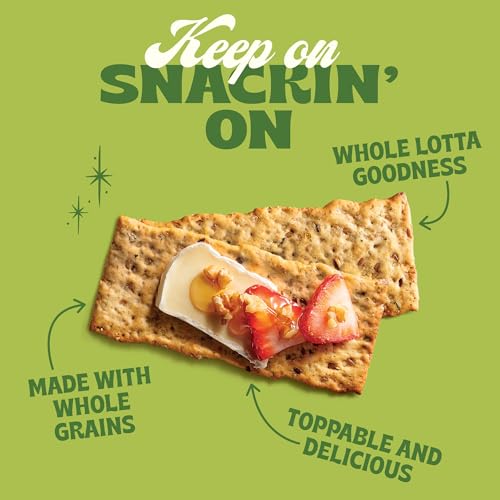 Image of Back To Nature Multigrain Flax Seeded Flatbread Crackers, Dairy Free, Non GMO, 5 Ounces (Pack Of 6)