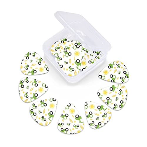 Lot de 12 médiators tendance et durables dans une boîte pour ukulélé, guitare électrique, basse - Les Beatles, Paul McCartney, John Lennon, RIngo Starr, George Harrison Lot de 12 médiators tendance et durables dans une boîte pour ukulélé, guitare électrique, basse – Image 7