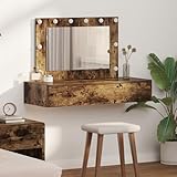 Installation facile et durabilité : le montage mural est simple grâce au matériel de fixation fourni. Fabriqué en bois robuste, ce bureau garantit une longue durée de vie et un plaisir durable dans votre nouvelle zone de maquillage.