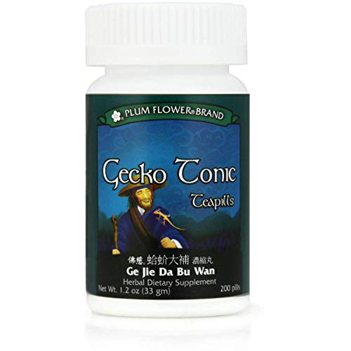 Gecko Tonic Teapills (Ge Jie Da Bu Wan), 200 ct, Plum Flower Gecko Tonic Teapills (Ge Jie Da Bu Wan), 200 ct, Plum Flower