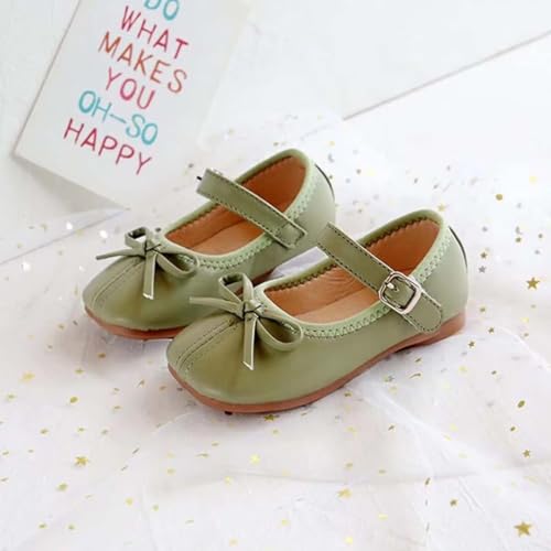 Girls Dress Shoes, Flower Toddler/Little Kid Girl Shoes, Bowknot Mary Jane Ballerina Flat Shoes for School Party2