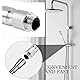 BDSMYEE Analdusche für Analverkehr,180 mm Aluminiumlegierung Po Dusche für Badezimmerrohre,Einlauf Klistiere zur Darmreinigung, Intimdusche Irrigator Darmspülung (Silber)