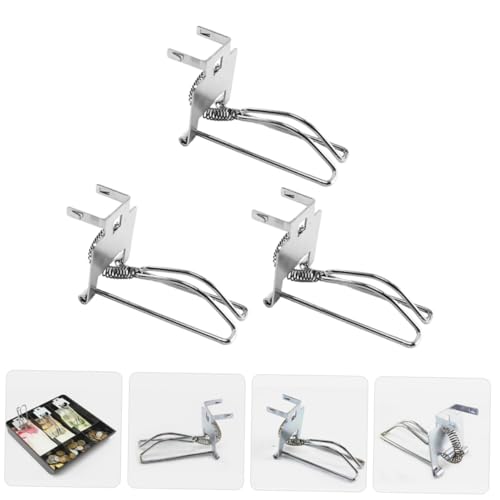 Gatuida 3pcs Cash Register Clips Heavy Duty Money Tray Fixing Clips Cash Replacement for Secure Currency Handling in Small Businesses4