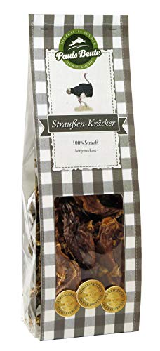 Produktbild von Pauls Beute Straußen-Kräcker Hundesnack - 150 g