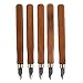 Housoutil 5pcs Woodworking Marking Knife Wood Sculpting Tools Detail Carving Knife Wooden Carving Chisels Carpenter Tools Specialty Tools Woodworking Cutters Marking Knives Sharpener