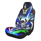 機動戦士ガンダム カーシートカバー 通気性 滑り止め 乗用車 SUV ミニバン対応 ユニバーサルサイズ 前後2列用 簡単取り付け ポリエステル製 洗濯可能 1 PC
