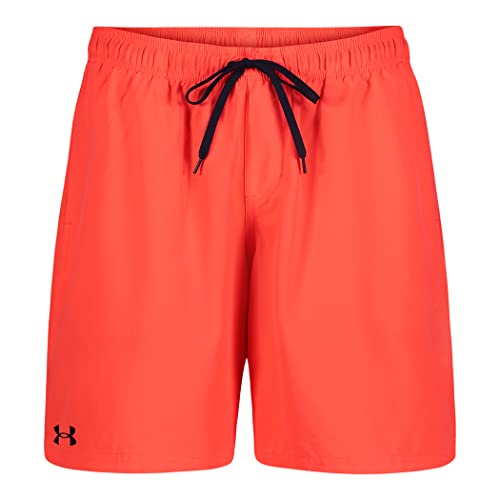 Image of Under Armour Men's Compression Lined Volley Swim Trunks, UPF 50+ Sun Protection, Drawstring Closure & Elastic Waistband