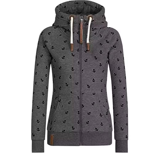 Newbestyle Jacke Damen Sweatjacke Hoodie Sweatshirt Oberteile Damen...