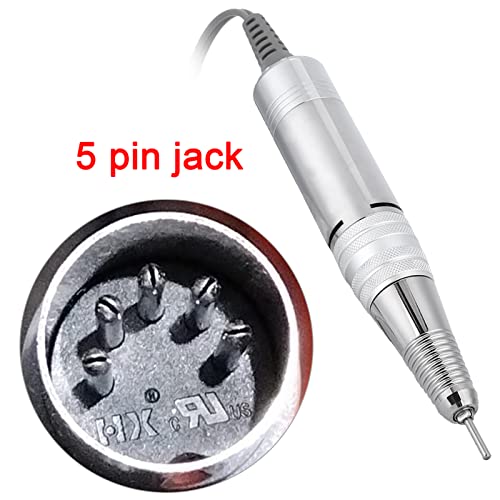 Tbest 12V Maniglia di Sostituzione per Trapano per Unghie 35000RPM per Macchina Elettrica per Lucidare le Unghie
