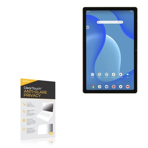 BoxWave Screen Protector Compatible with Onn. TBGGL100110603 - ClearTouch Anti-Glare Privacy (2-Pack), Privacy Screen Protector Flexible Film Anti-Glare