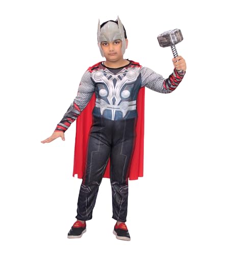 Image of Kaku Fancy Dresses Superhero Costume for Kids - Fancy Dress Outfit for Birthday, Halloween, Role Play