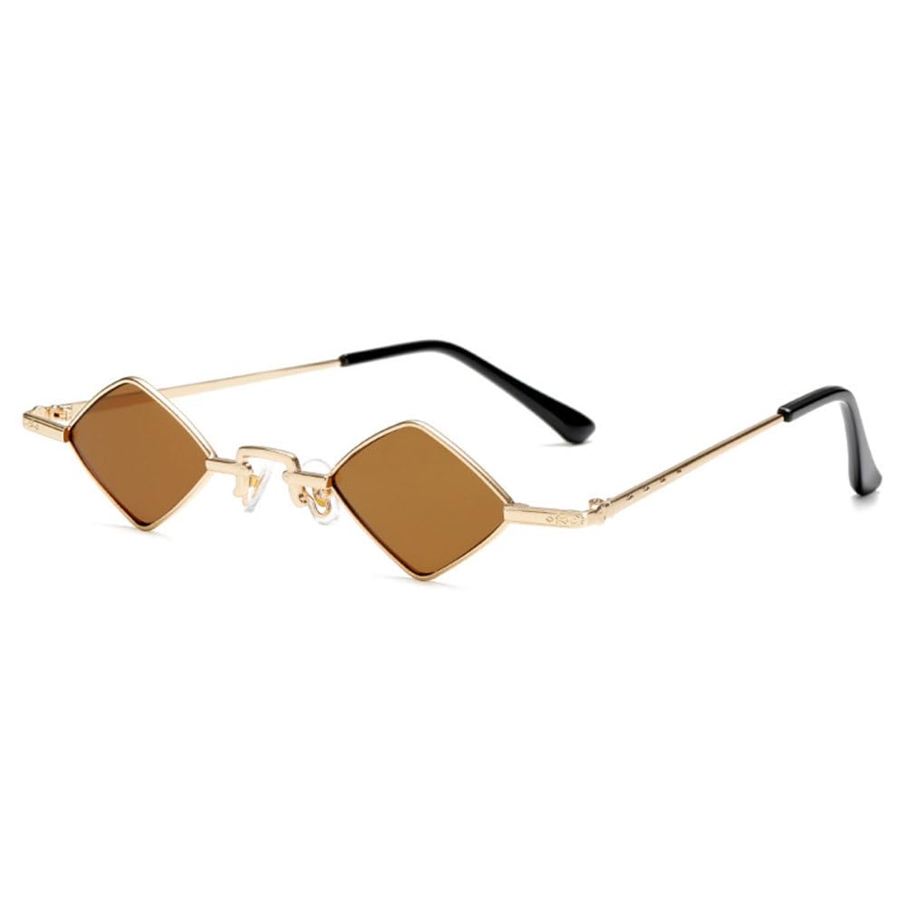 Fashion Square Sonnenbrille Frauen Vintage Metall Kleine Rahmen Sun Glasse Weibliche Retro Shades Damen Punk Brillen UV400