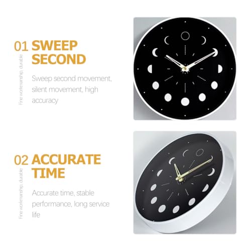 Garneck Luminous Moon Phase Wall Clock product
