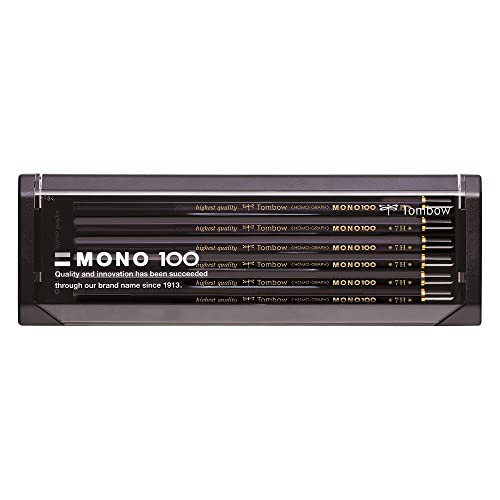 Amazon | トンボ鉛筆 高級鉛筆 7H MONO 100 (超微粒子が凝縮した高密度