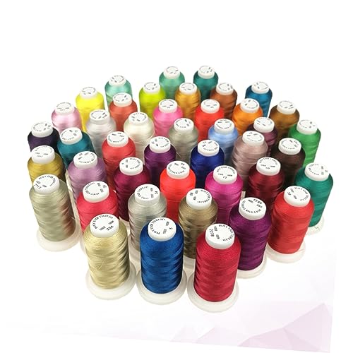 Fils à broder polyester couleurs haute résistance pour projets de bricolage - 6