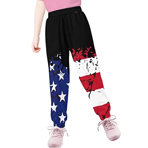 FOR U DESIGNS Kids Athletic Sweatpants Casual Pants for Teen Girls Dance Pants Sports Running Jogger Pants with Pocket3