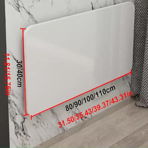 Solidny składany stół ścienny – oszczędność miejsca biurko do kuchni i domowego biura – wszechstronny design z lakierowanego drewna – 76 cm x 30 cm zajmuje mało miejsca stół jadalny i roboczy, idealny