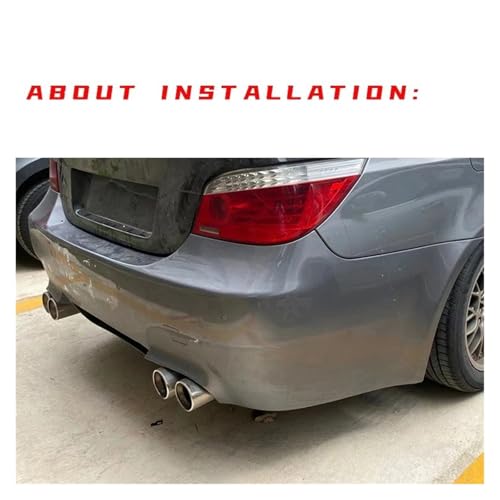Conversion échappement style M5 pour BMW E60 essence sans changer la ligne
