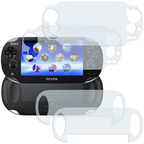 mumbi Schutzfolie kompatibel mit Sony Playstation Vita Folie klar, Displayschutzfolie (4X) Cover