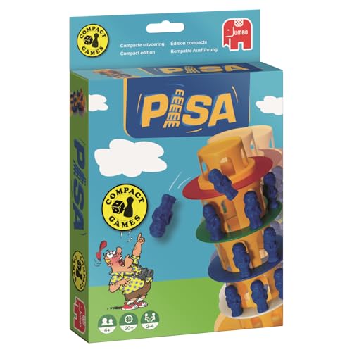 Preisvergleich Produktbild Jumbo Spiele 12679 - Travel Pisa, Kompaktspiel, farbig, Balancespiel, ab 4 Jahre