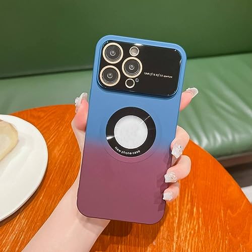 Coque iPhone 13 silicone dégradé avec charge magnétique antichoc
