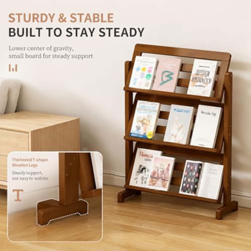 Organizador vertical de madera maciza de 5 niveles para vestíbulo residencial 4