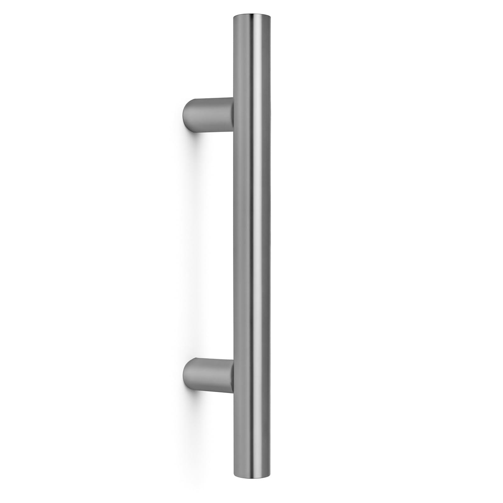 Maniglione in Acciaio Inox Satinato diametro 32 mm – Diritto, Lunghezza 500 mm, Interasse 350 mm – Per Porte Interne, Esterne, Blindate, Vetro, Negozi