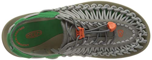 Keen Men's Uneek-M Sandal, Steel Grey Jolly Green, 10 #TOP4