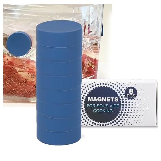 (8-pack) sous vide-magnetiska vikter fungerar på alla sous vide-maskiner, silikonbelagda sous vide-magneter