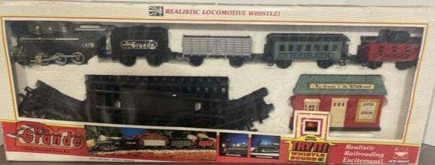 Amazon.co.jp: レトロ NEW BRIGHT RIO GRANDE TRAIN SET : おもちゃ