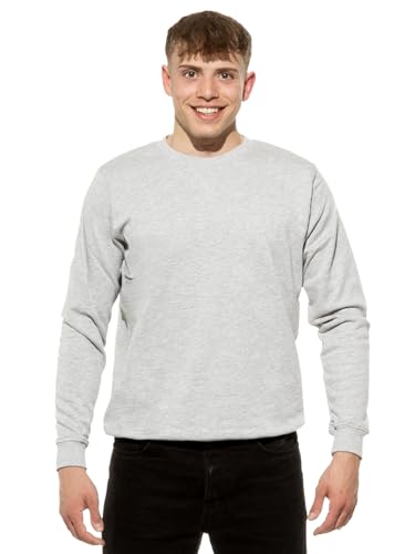 Cotton Prime Felpa unisex per uomo e donna, Grigio mélange, XXL