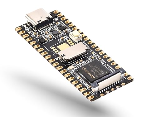 LUCKFOX Pico RV1103 Linux Micro Development Board, with ARM Cortex-A7/RISC-V MCU/NPU/ISP, Built-in 16Bit DRAM DDR2, Support GPIO, UART, SPI, I2C, USB, Onboard Camera Interface & Micro TF Card Slot