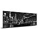 Produktbild Jin Yi Global Wandkunst Leinwandbilder 3-teiliges Brückenplakat New York Nightscape Pictures Wohnzimmer Wohnkultur HD-Drucke 50x50cm (19,7"x19,7) x3 Kein Rahmen