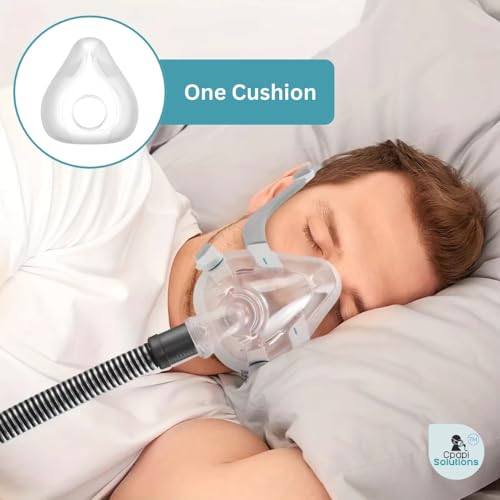 Image of F20 Replacement Cushion (Medium) - Compatible with AirFit & AirTouch CPAP Masks, Soft Silicone Seal, Snug Fit for Nose & Mouth, Durable & Comfortable