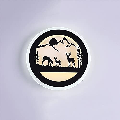 Applique murale escalier d'entrée design géométrique luminaire intérieur LED