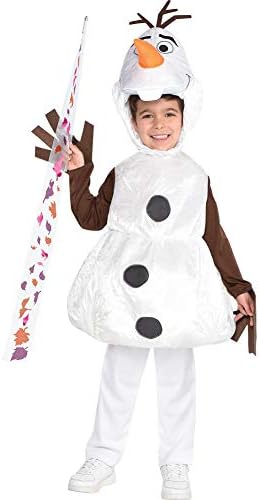 Amazon.com: Party City Olaf disfraz de Halloween para niños, Frozen 2,  incluye tocado y varita : Ropa, Zapatos y Joyería