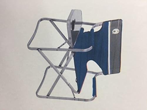 Steel Deck 300 lbs Chair, Silver by Coleman